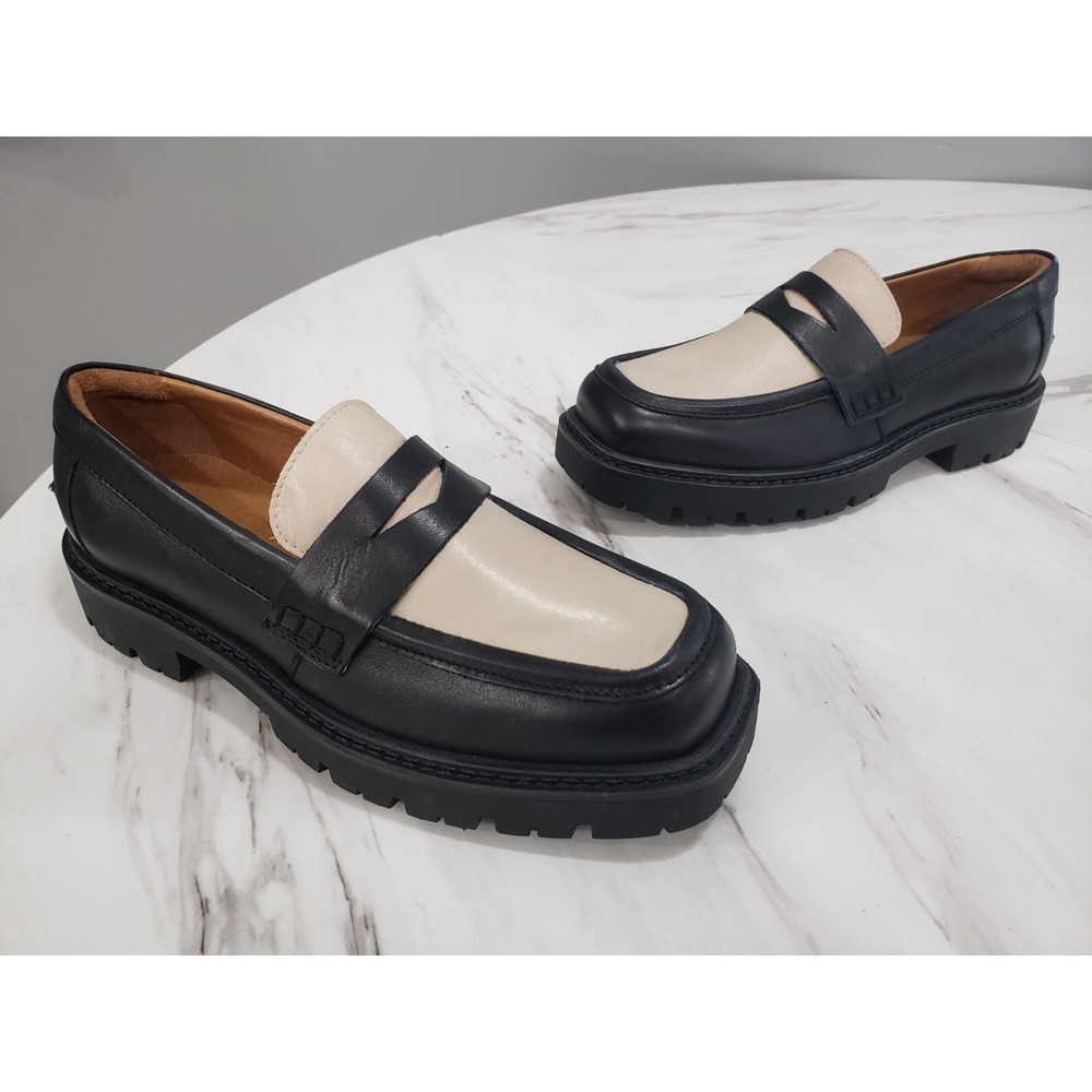 NEW NO BOX SIZE 37 / US 7 Miz Mooz Leather Loafers Felina Black Mary Jane